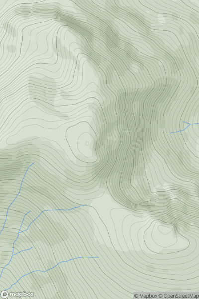 Thumbnail image for Garbh Bheinn [Sunart and Ardgour] showing contour plot for surrounding peak